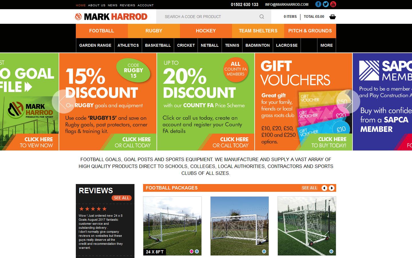 Mark Harrod Ltd Website