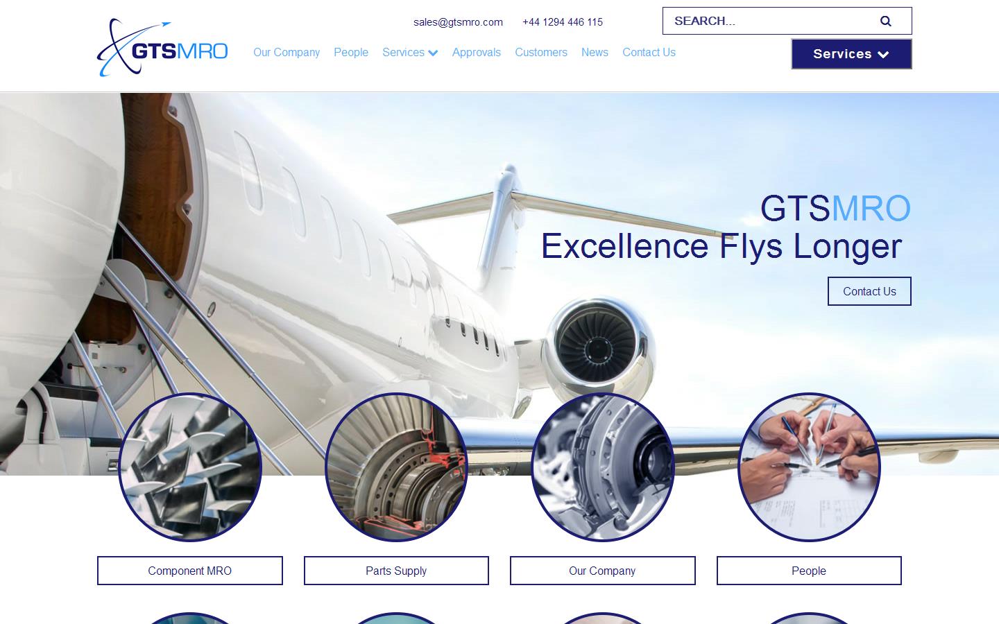 Gas Turbine Solutions Ltd Website