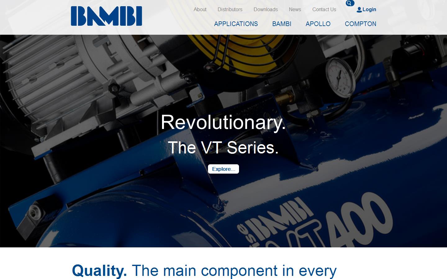 Bambi Air Compressors Ltd Website