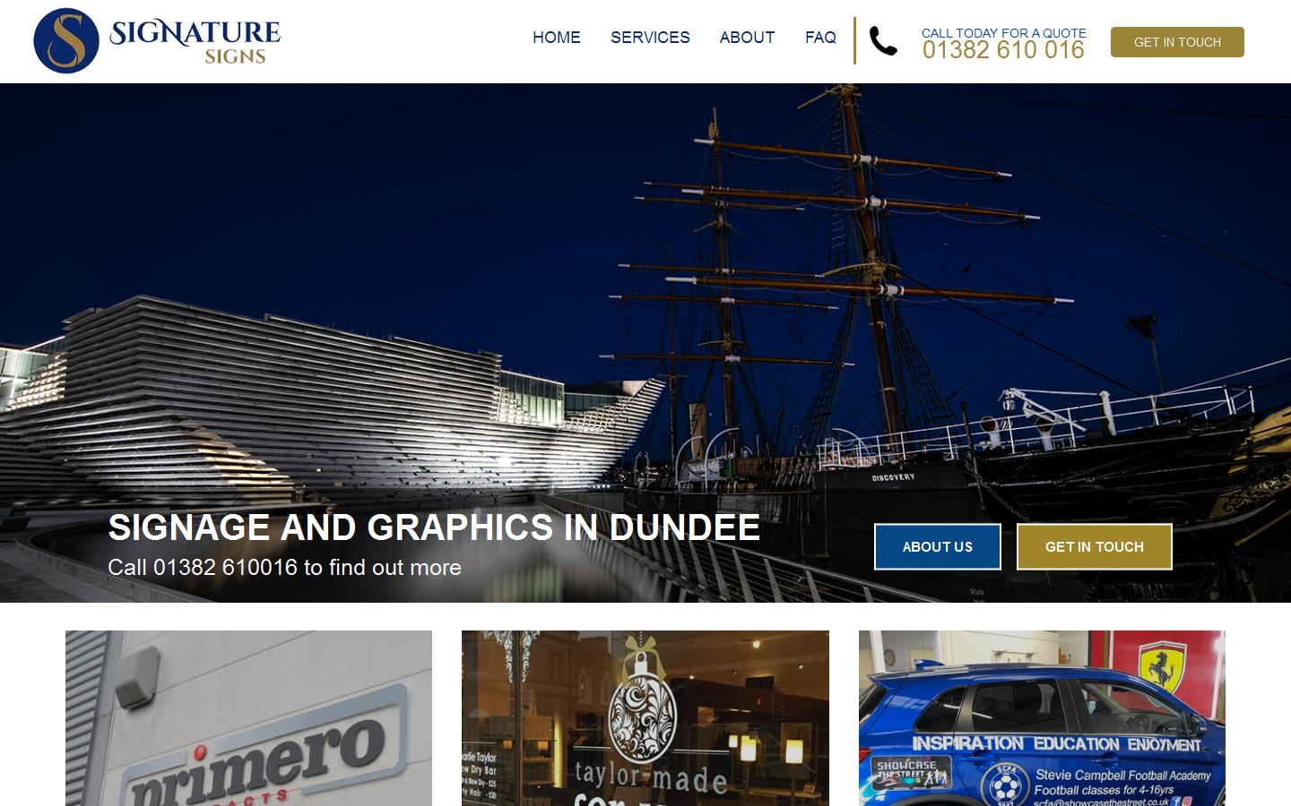 Signature Signs (Scotland) Limited Website