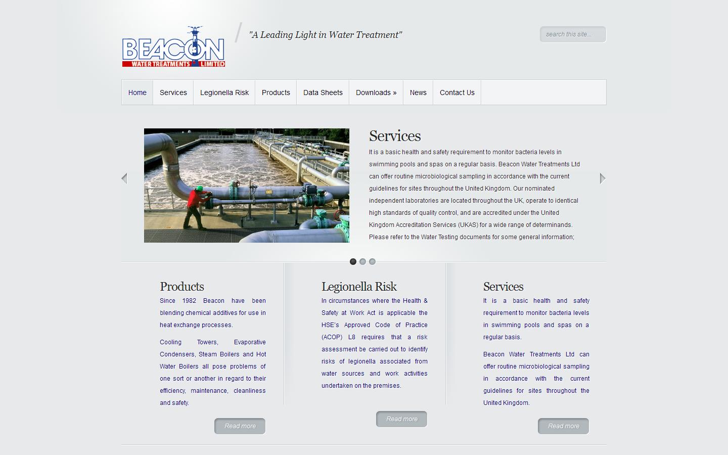 Beacon Water Treatments Ltd Website