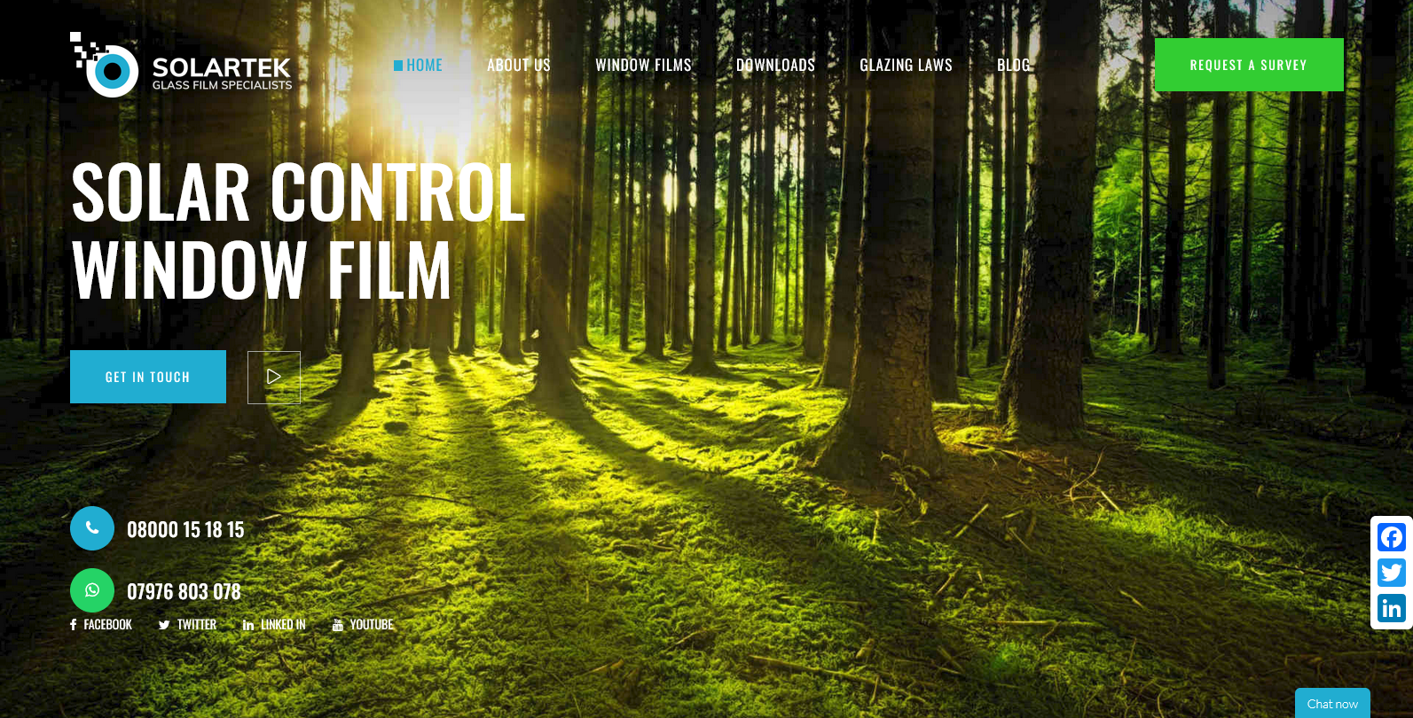 Solartek Films Ltd Website