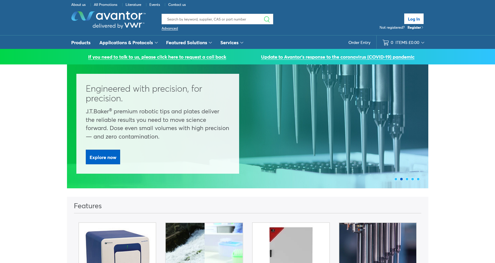 Avantor Website