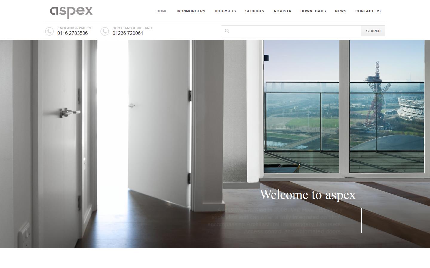 Aspex UK Ltd Website