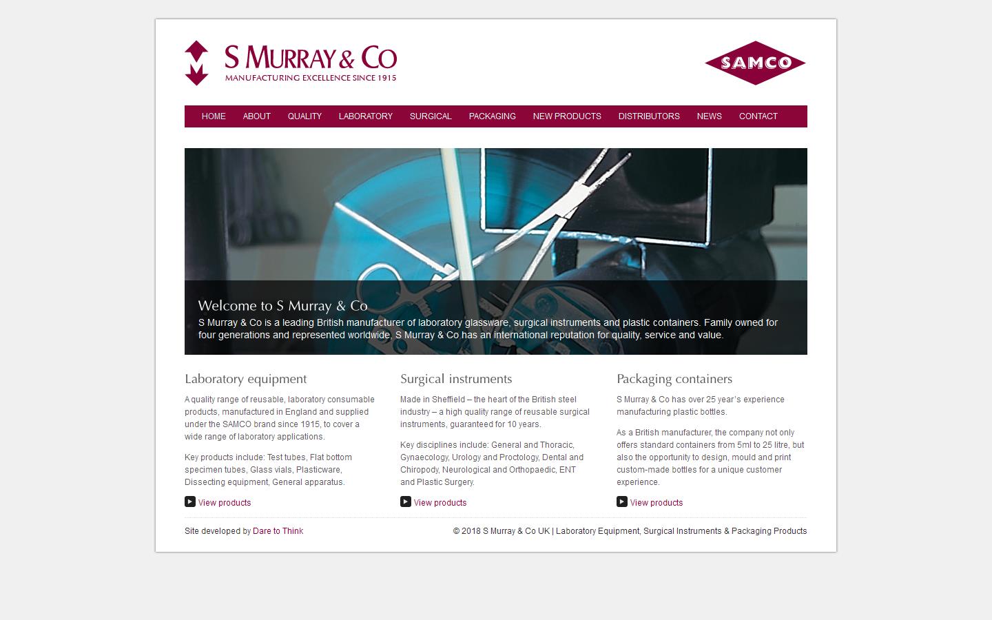 S Murray & Co Ltd Website