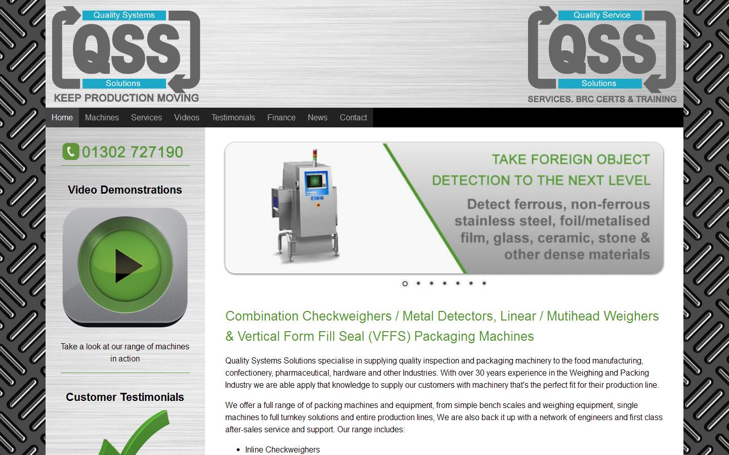 Quality Systems Solutions Website