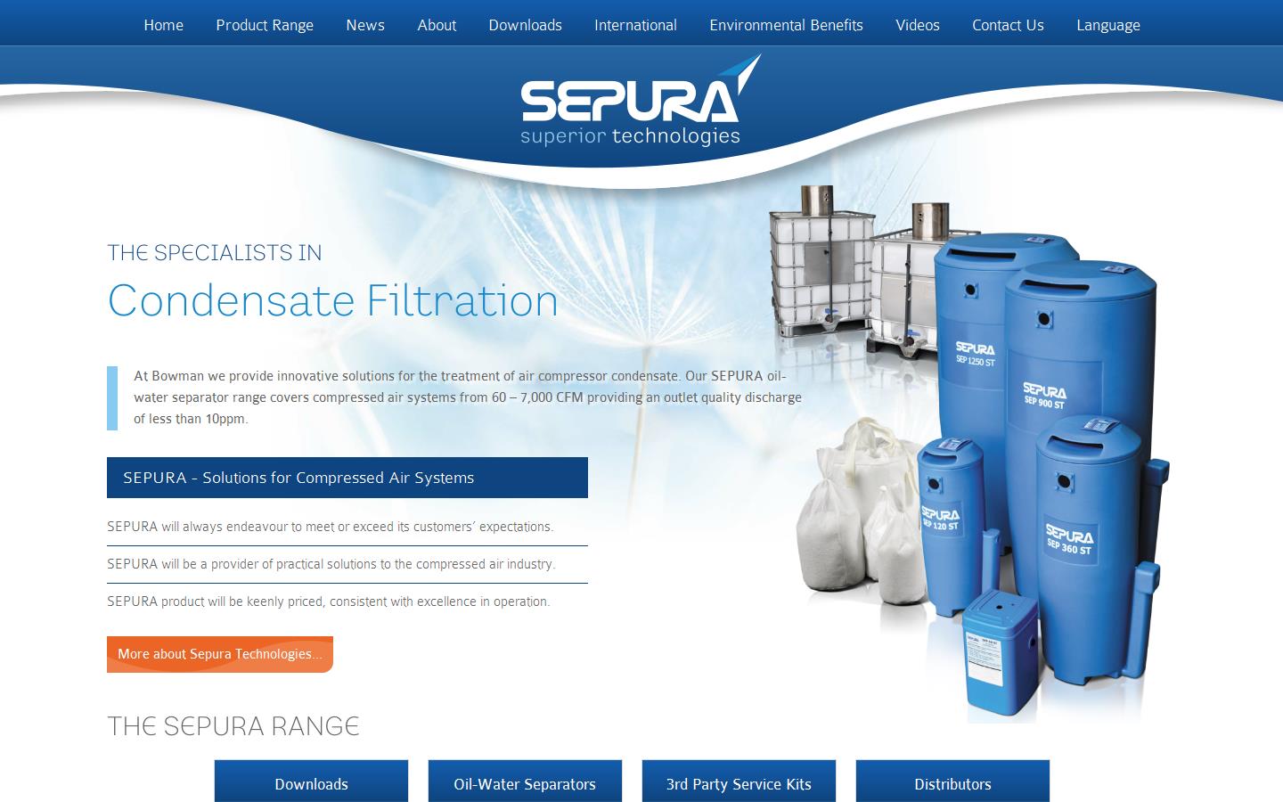 Sepura Technologies Website