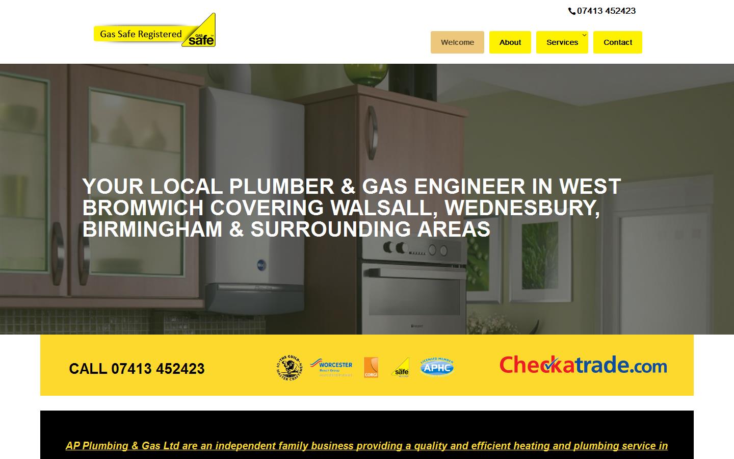 AP Plumbing & Gas Ltd Website