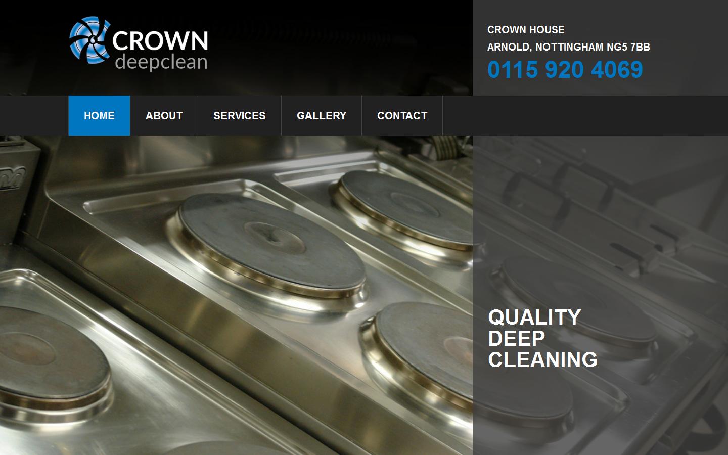 Crown Deepclean Ltd Website