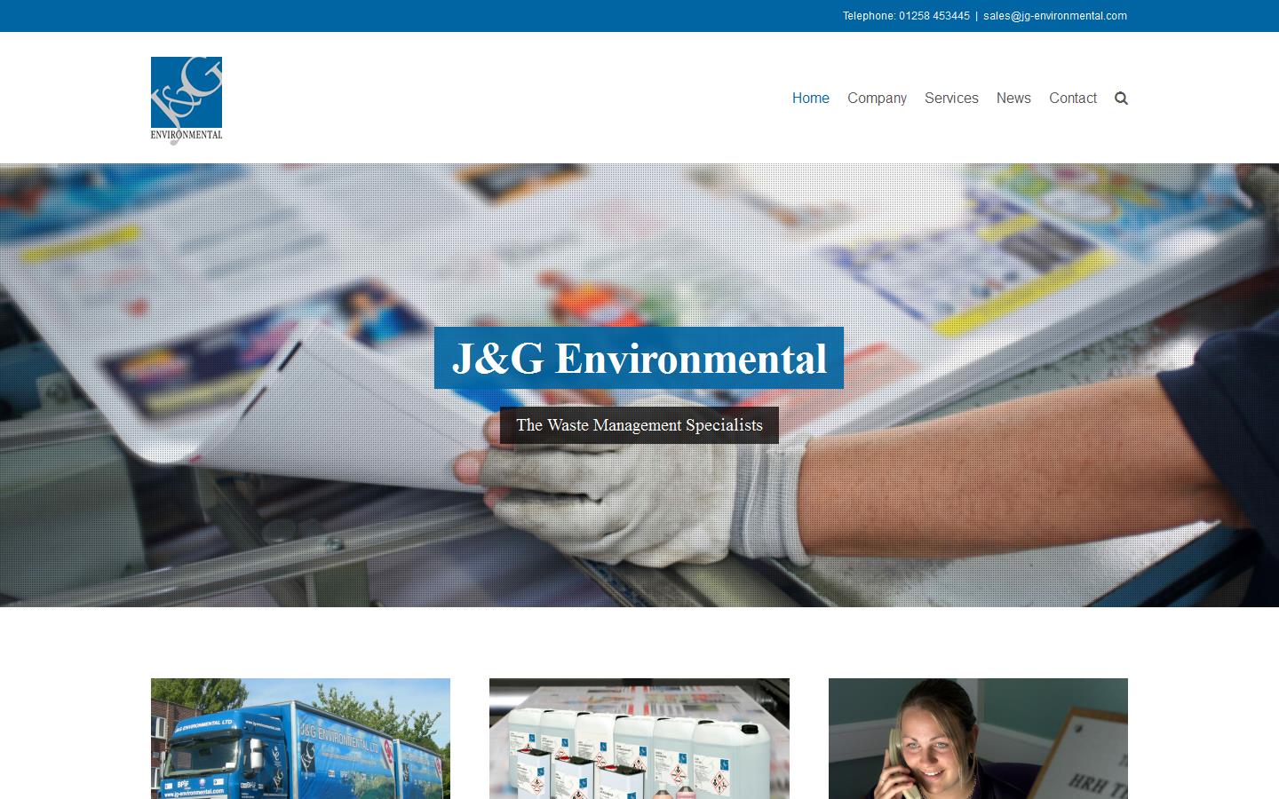 J&G Environmental Website