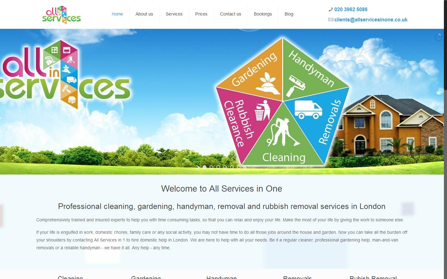 All Services in One Website