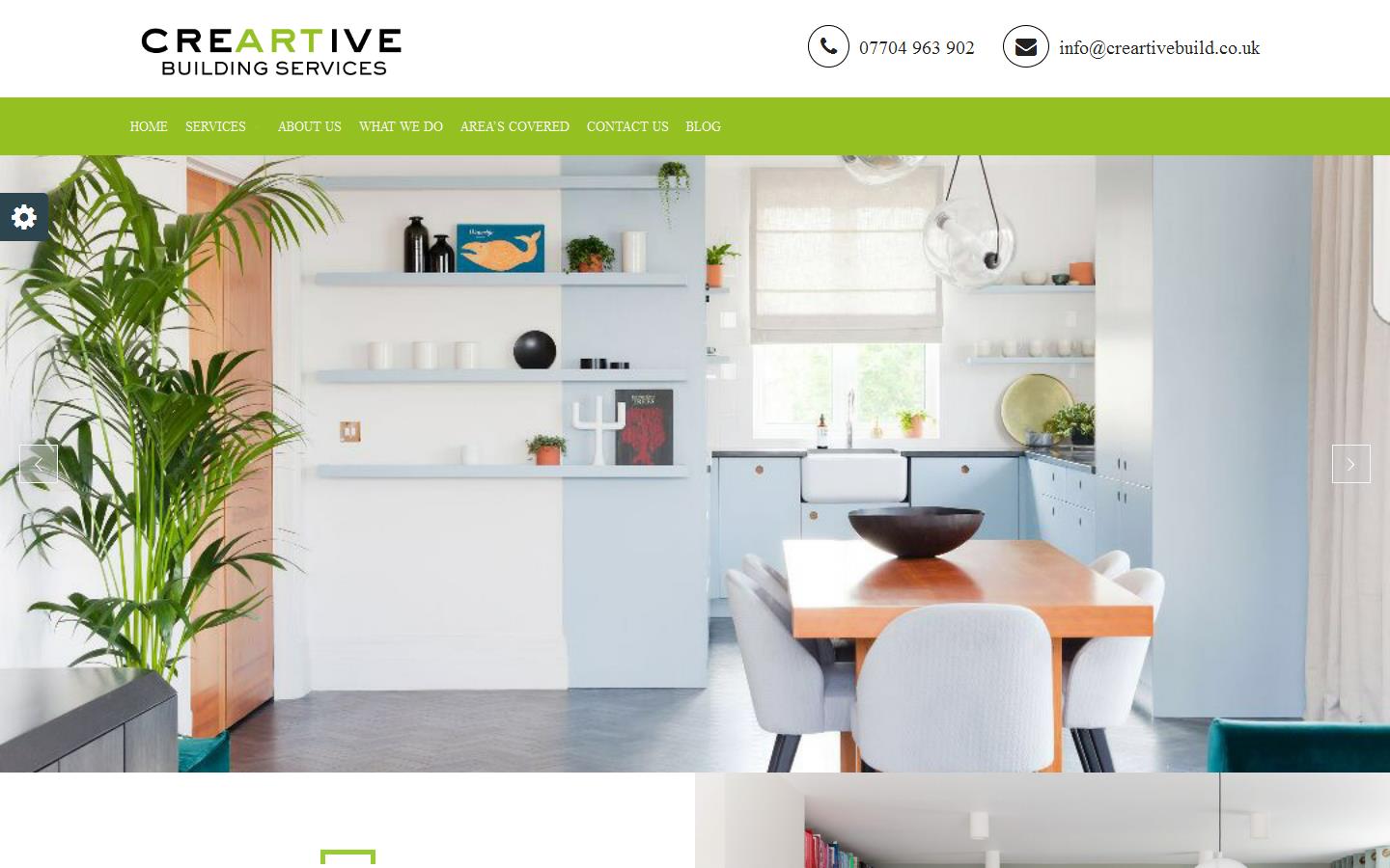 Creartive Building Services Website