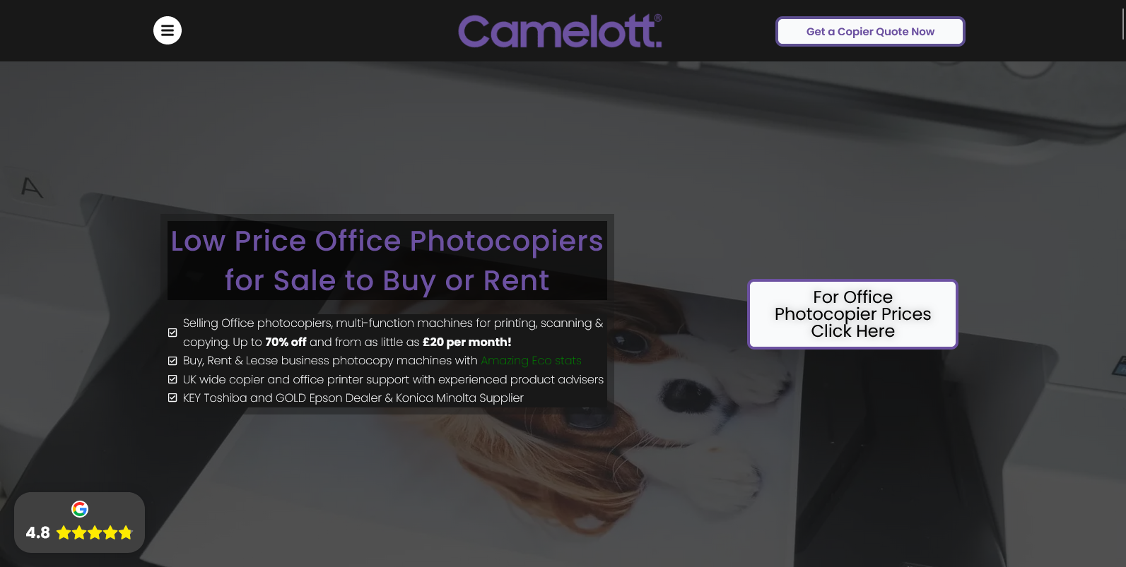 Camelott Website