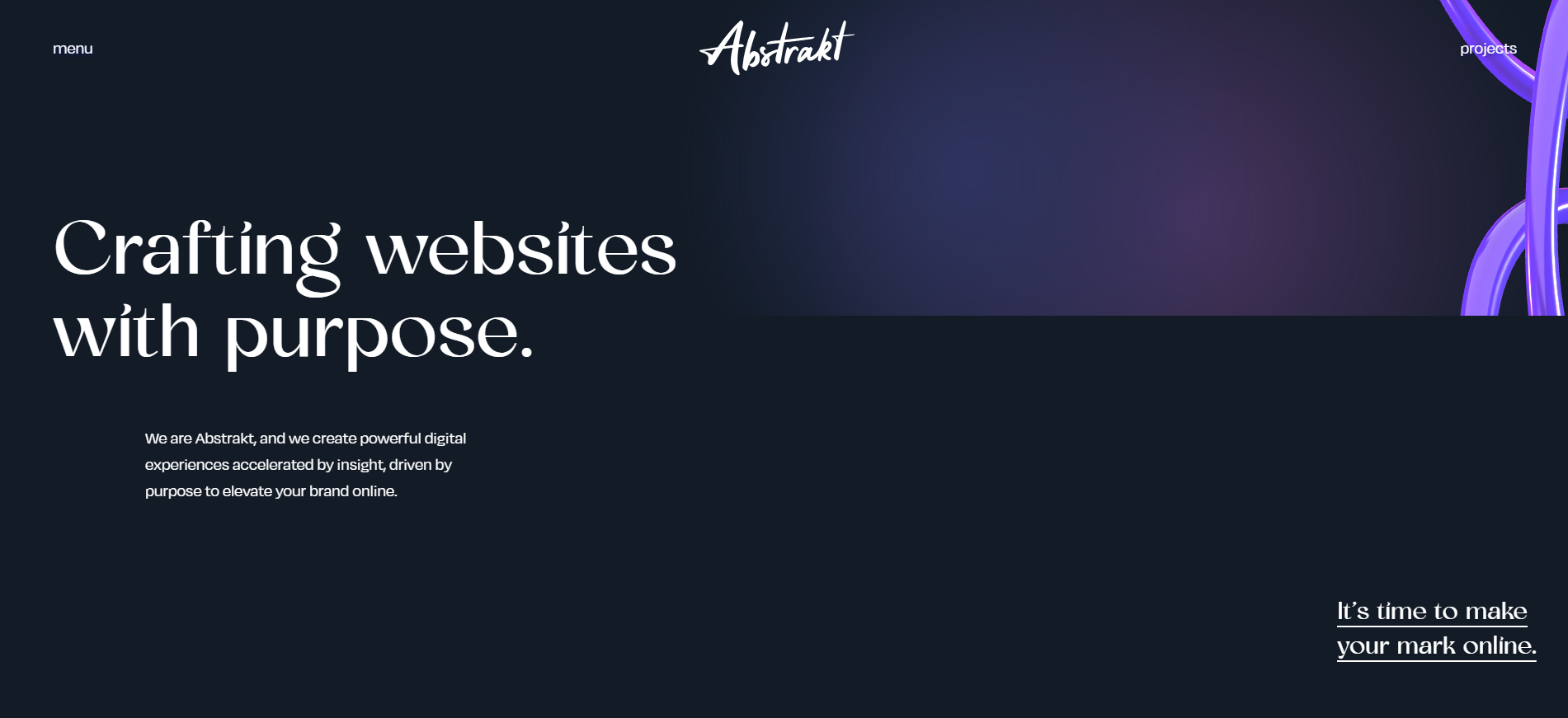 Abstrakt Creative Website