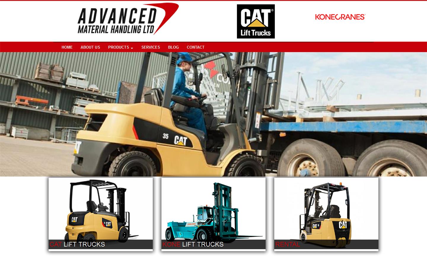 Advanced Material Handling Ltd Website