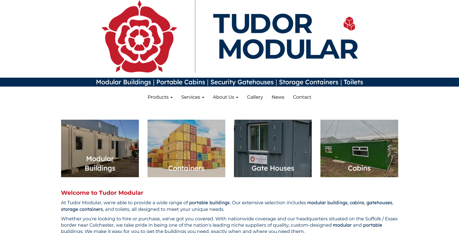 Tudor Modular Website