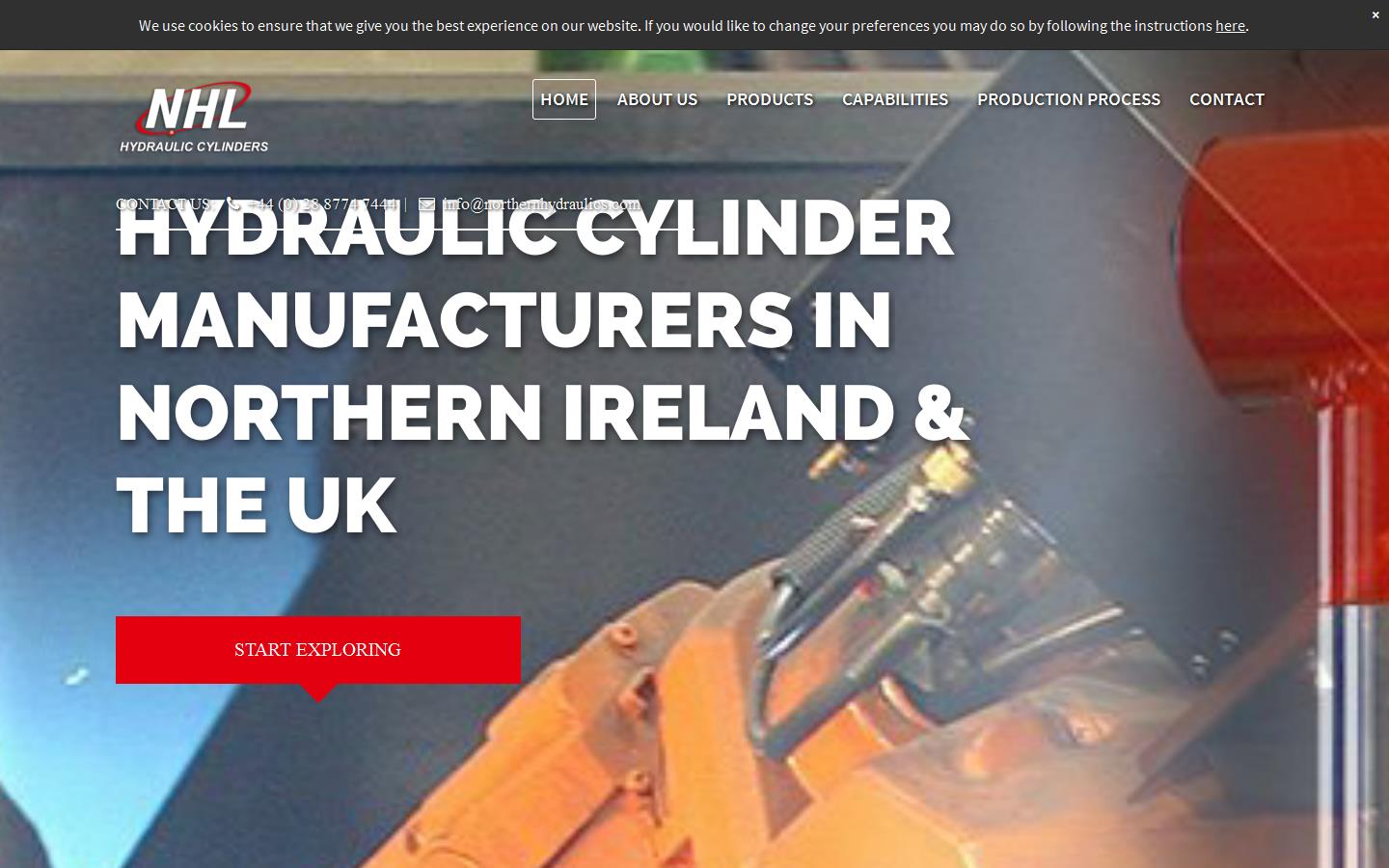 Northern Hydraulics Ltd Website