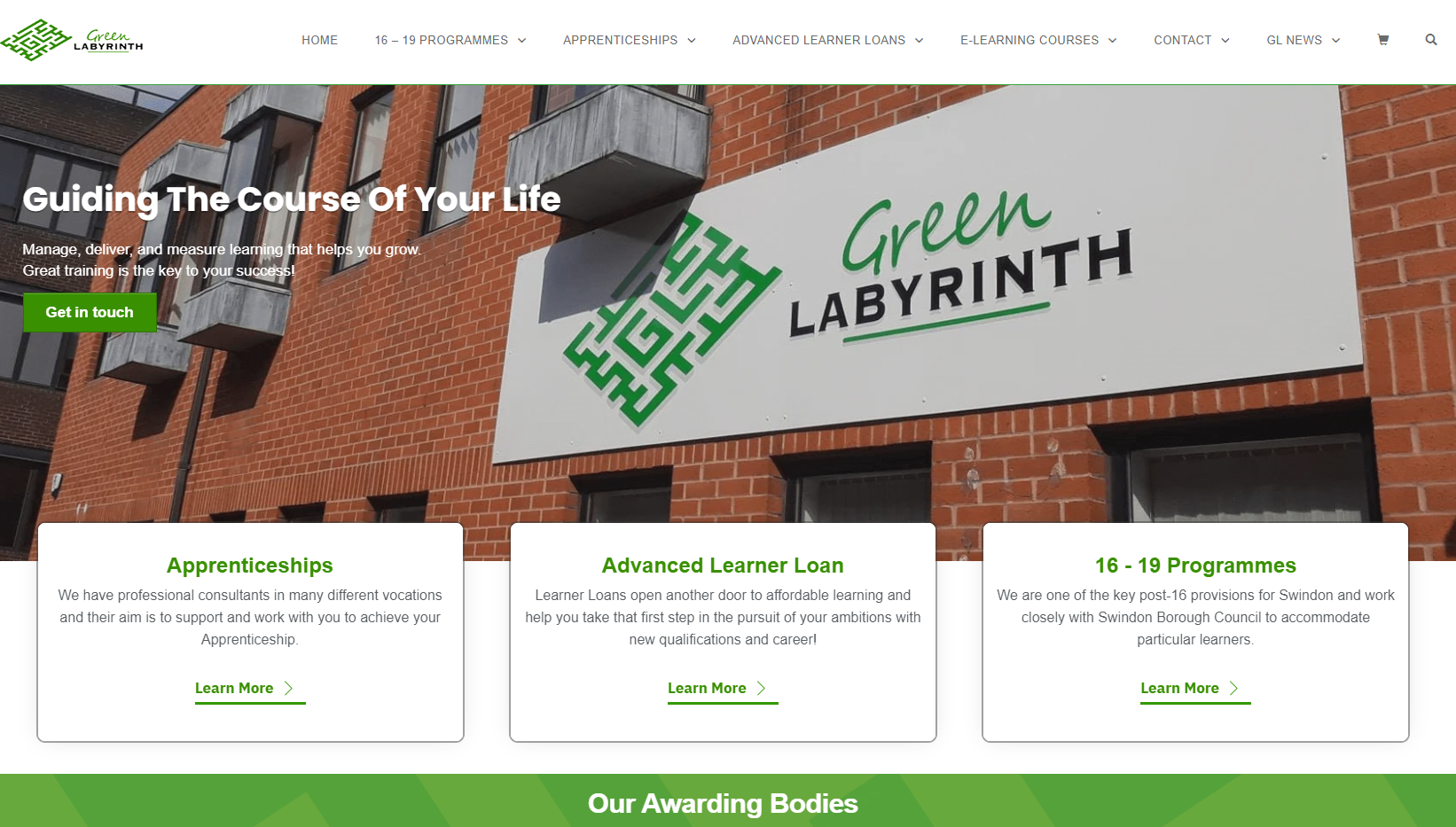 Green Labyrinth Training Website