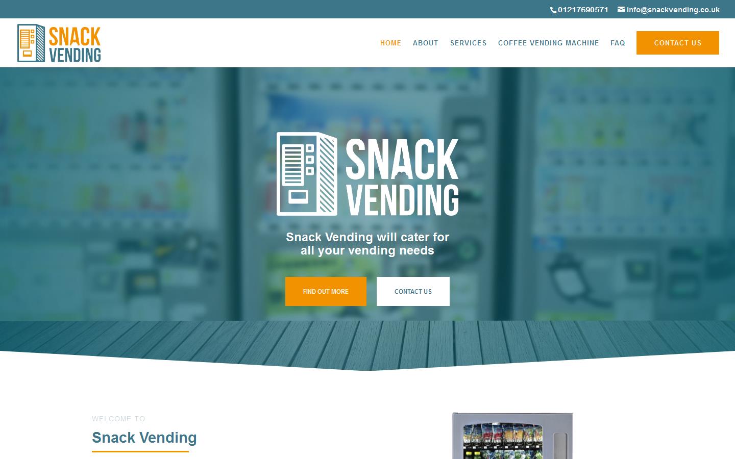 Snack Vending Website