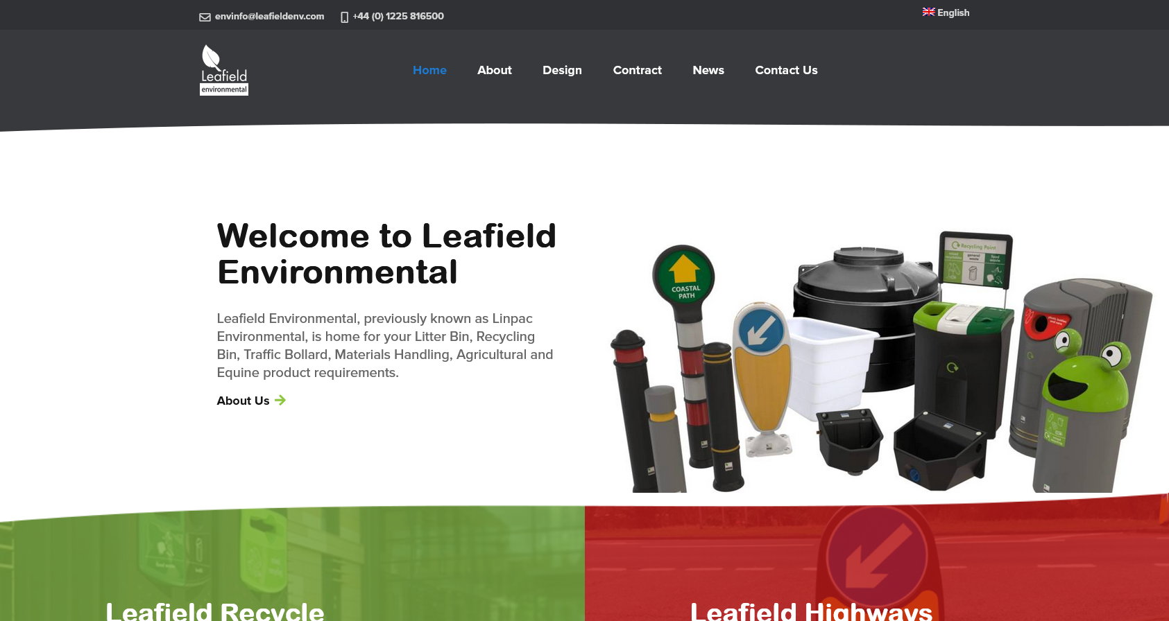 Leafield Environmental Ltd Website