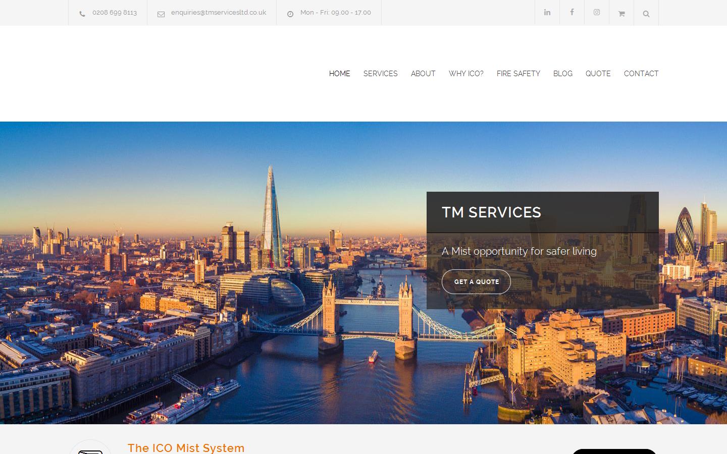 TM Services Ltd Website