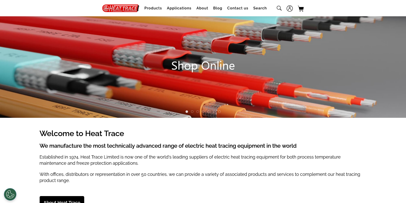 Heat Trace Ltd Website