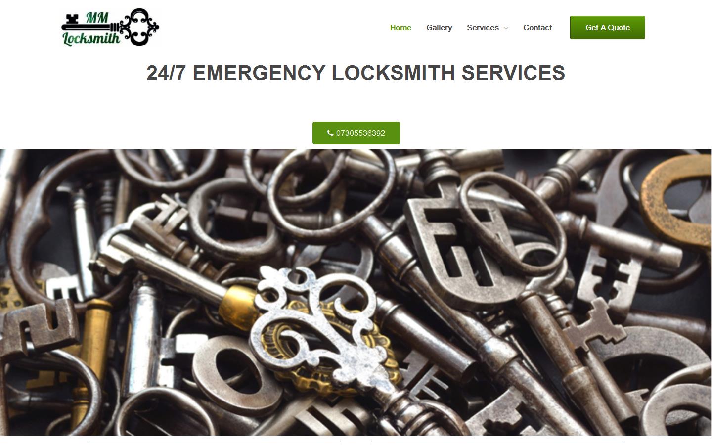 MM Locksmith Website