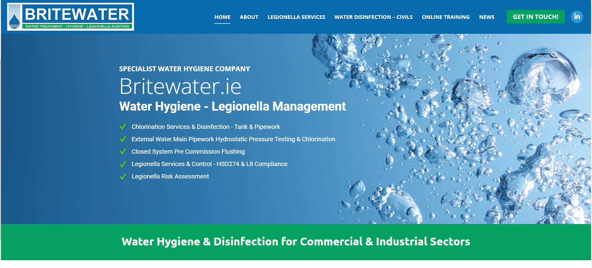 Brite Water Website