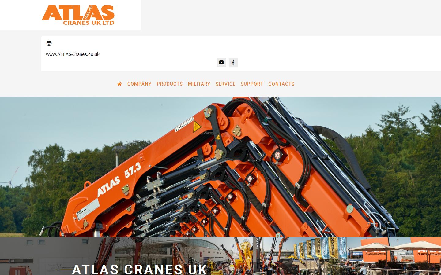 Atlas Cranes UK Ltd Website