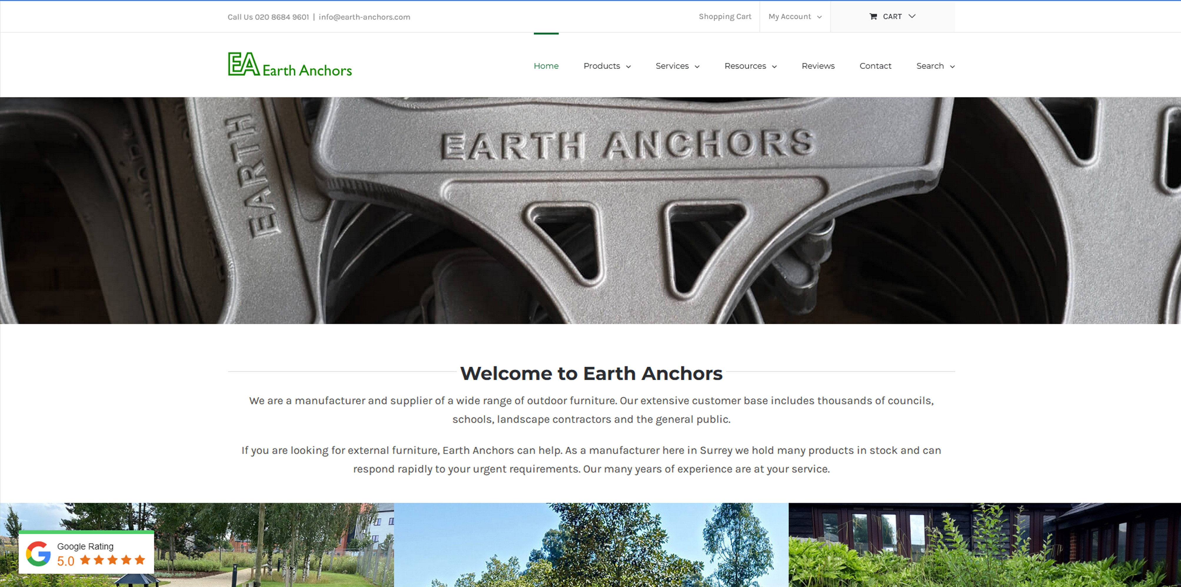 Earth Anchors Ltd Website