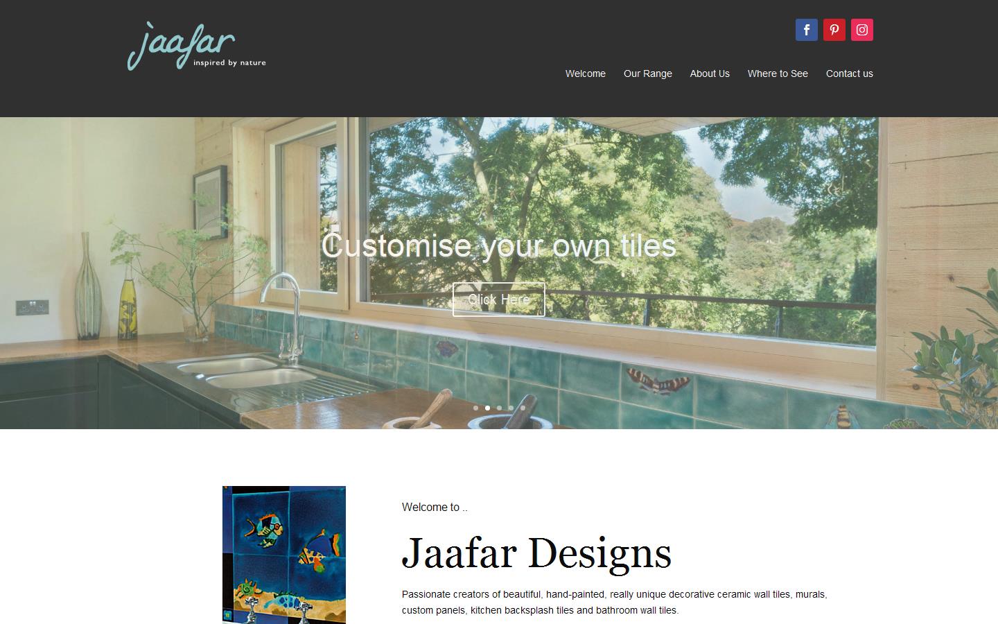 Jaafar Designs Ltd Website