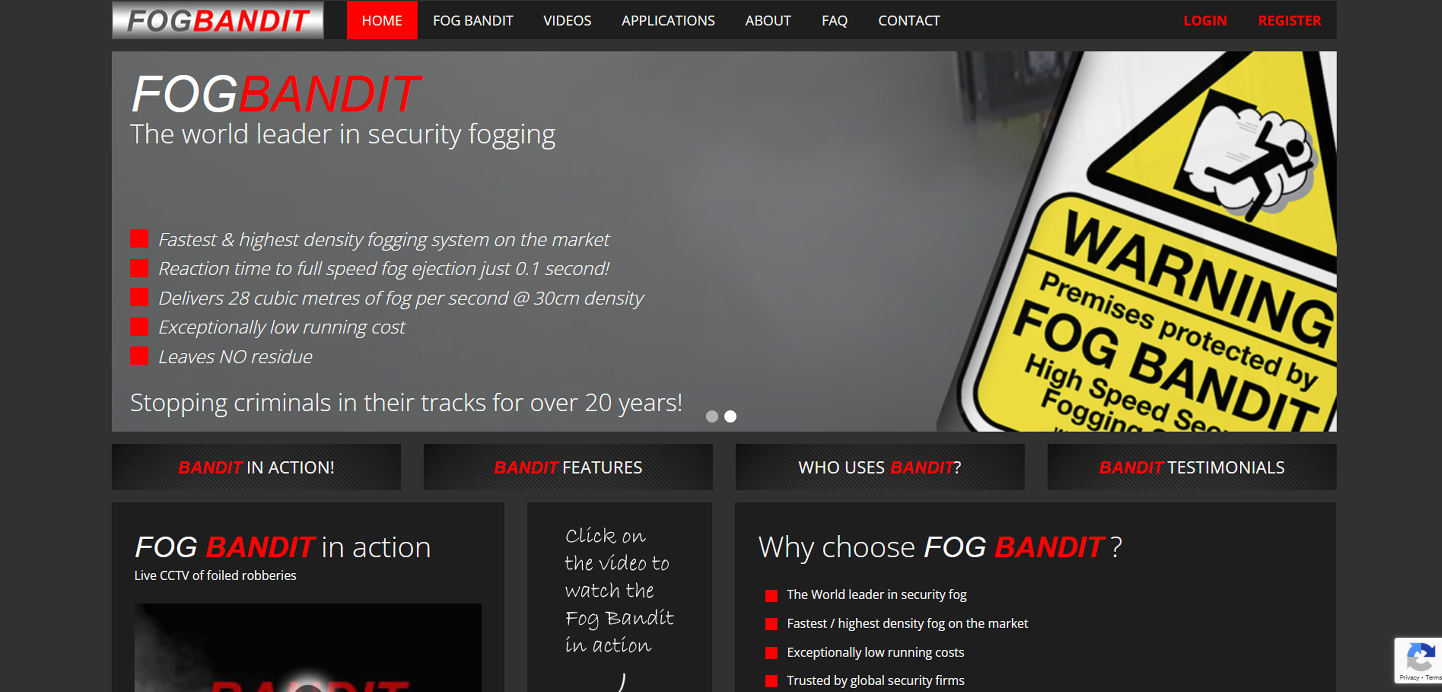 Fog Bandit UK Ltd Website