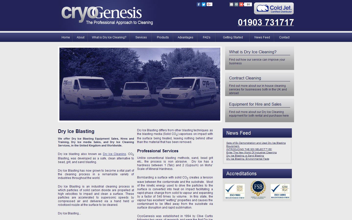 Cryogenesis Website