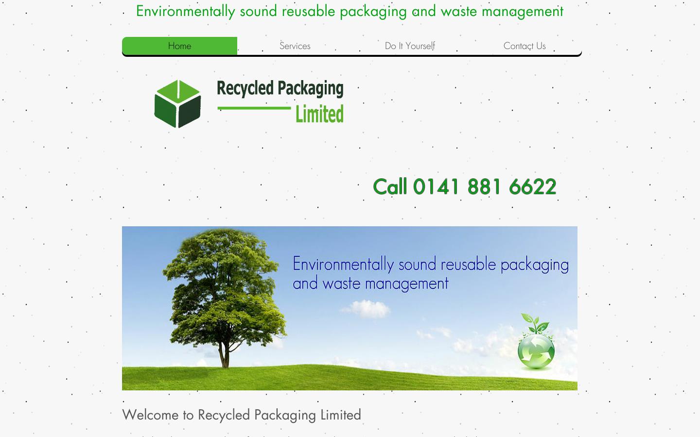 Recycled Packaging Ltd Website