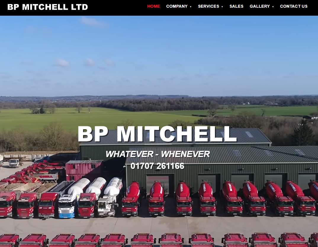 B P Mitchell Website