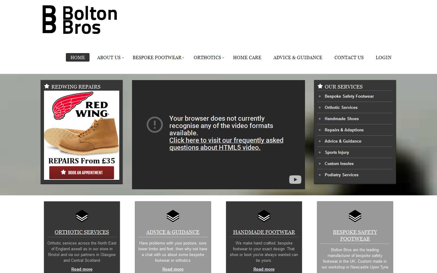 Bolton Bros Website