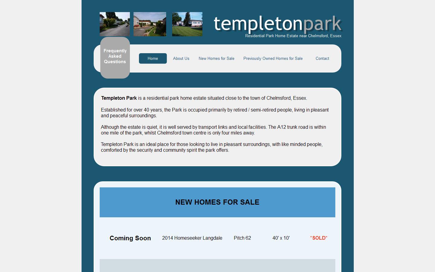 Templeton Park Website