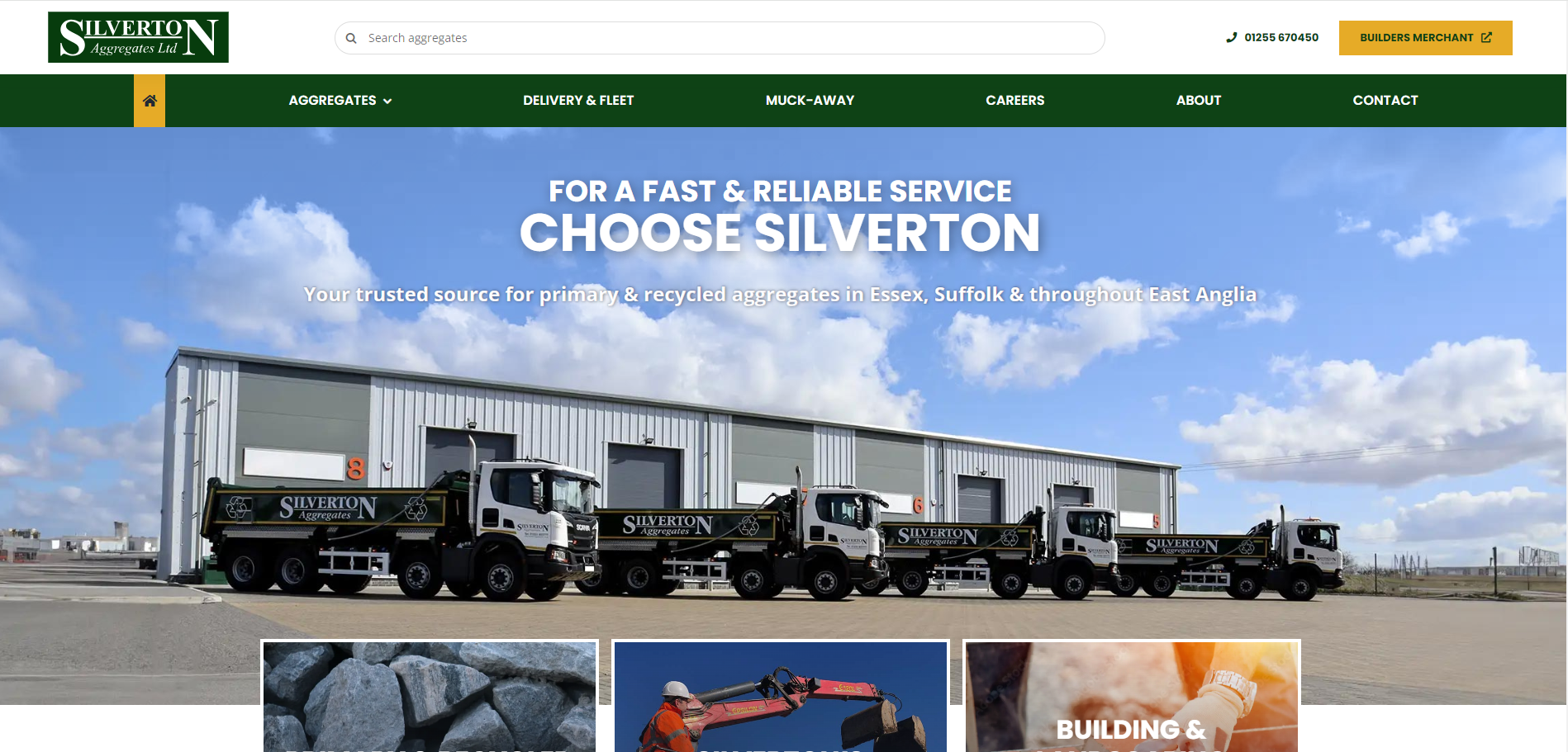 Silverton Aggregates Website