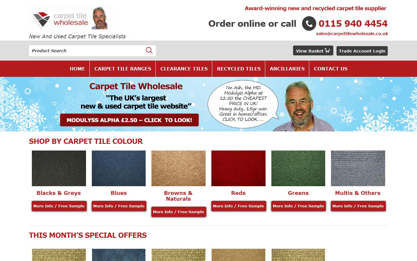 Carpet Tile Wholesale Website