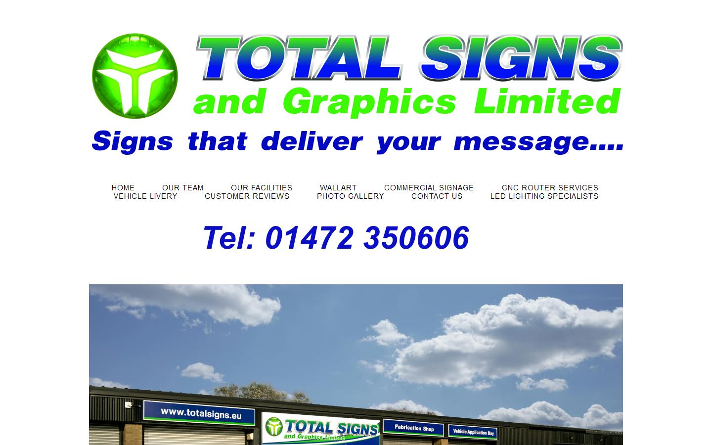 Total Signs & Graphics Ltd Website