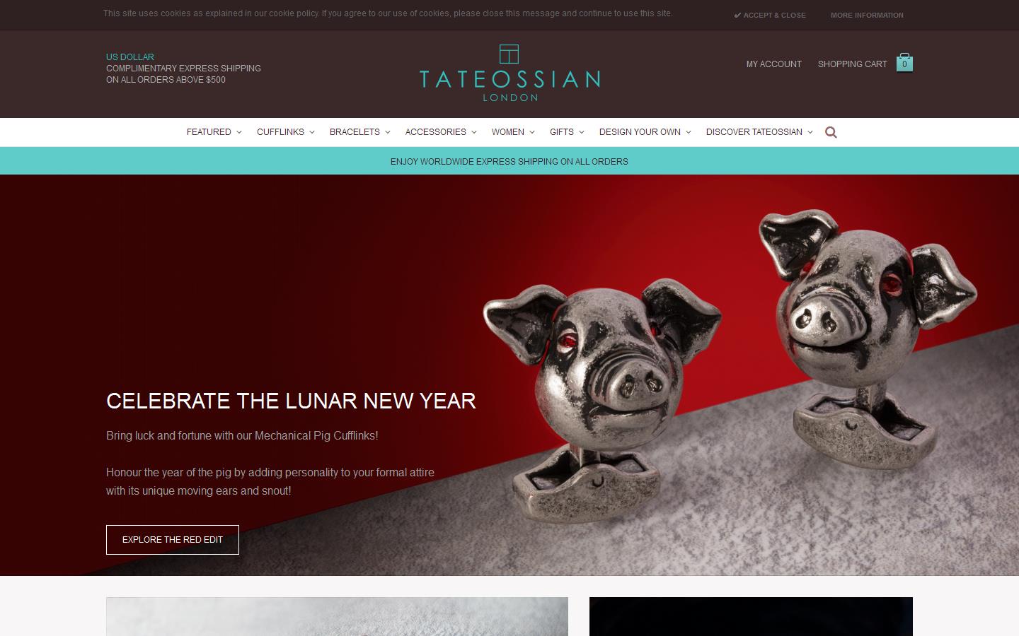 Tateossian Website