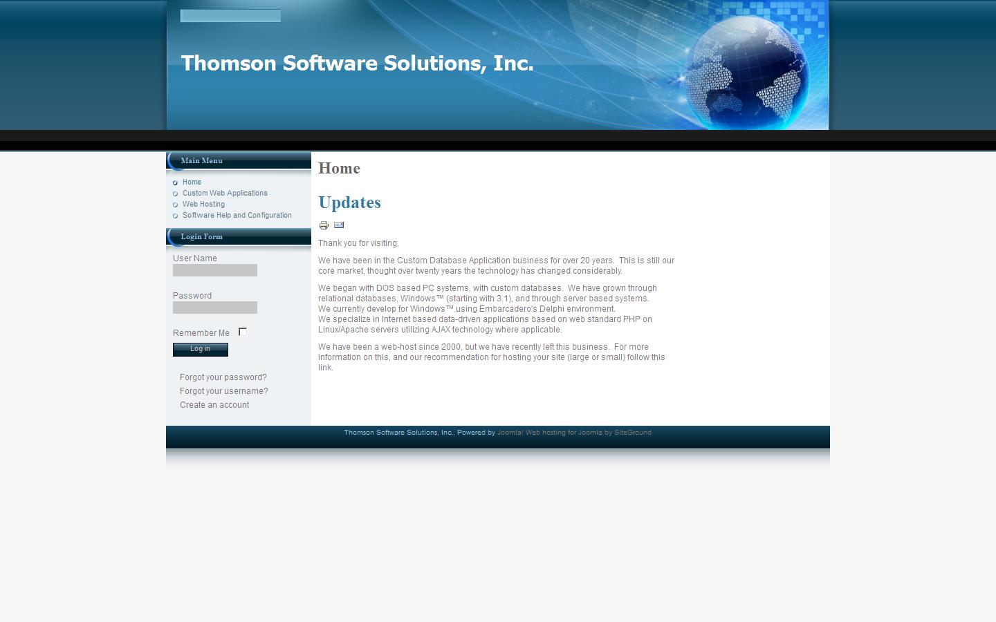 Thomson Software Solutions Website