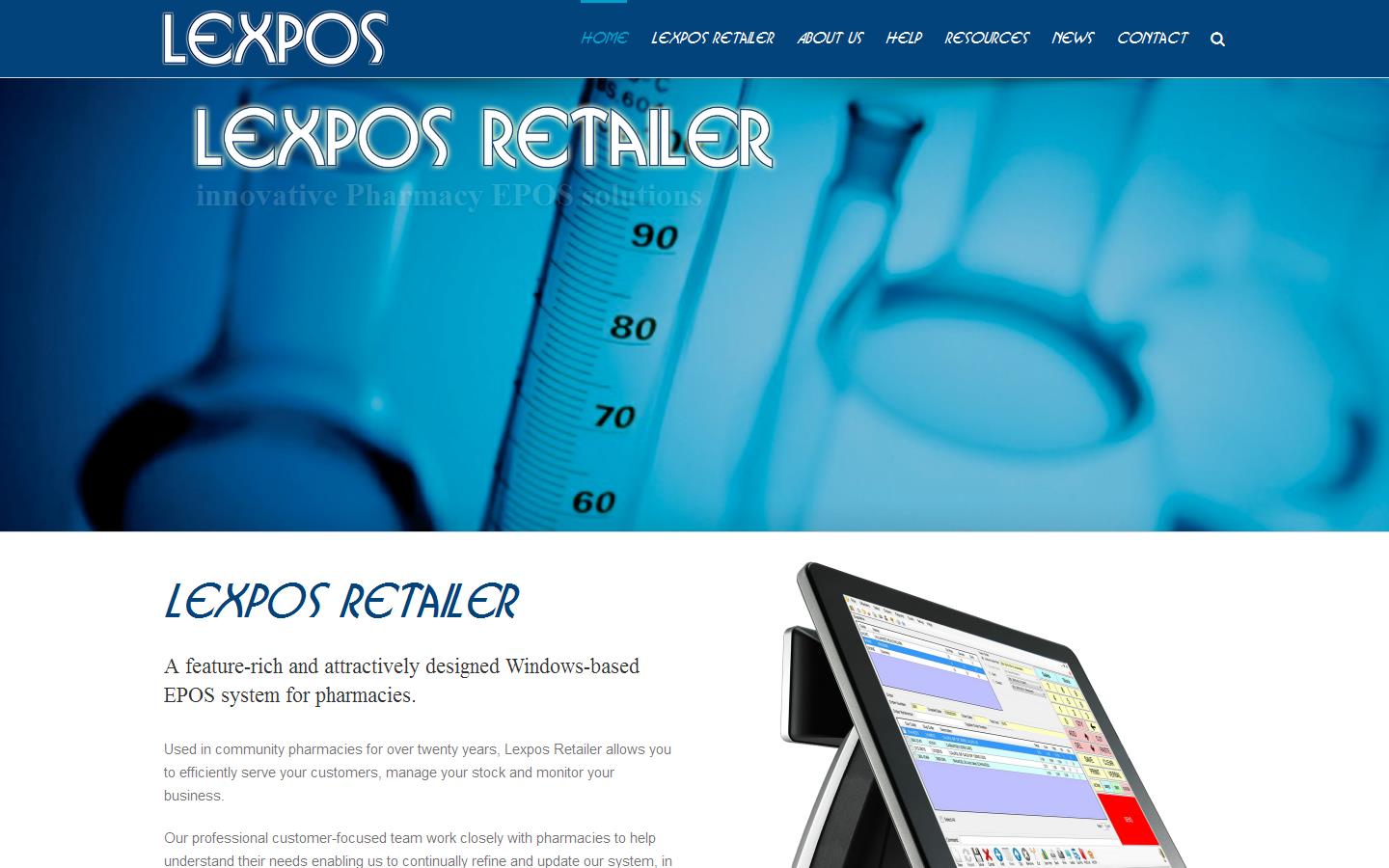 Lexpos Retailer Website