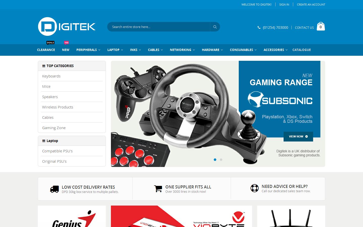 Digitek Trading Ltd Website