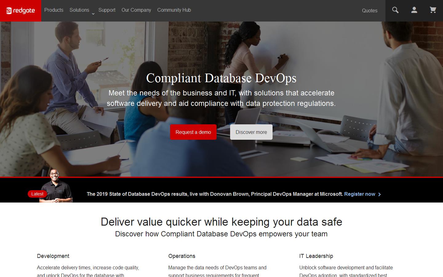 Redgate Ltd Website