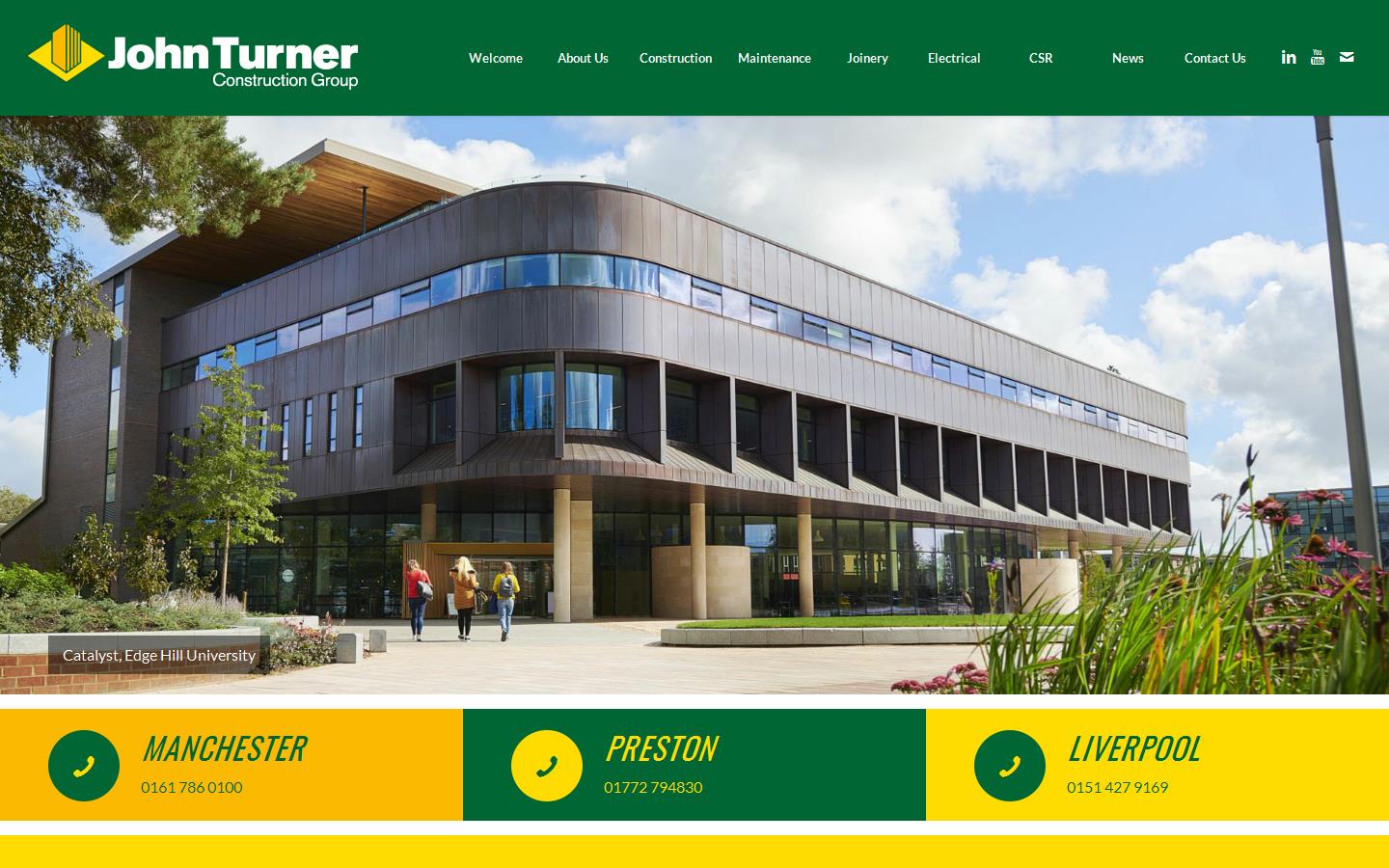 John Turner Construction Group Ltd Website