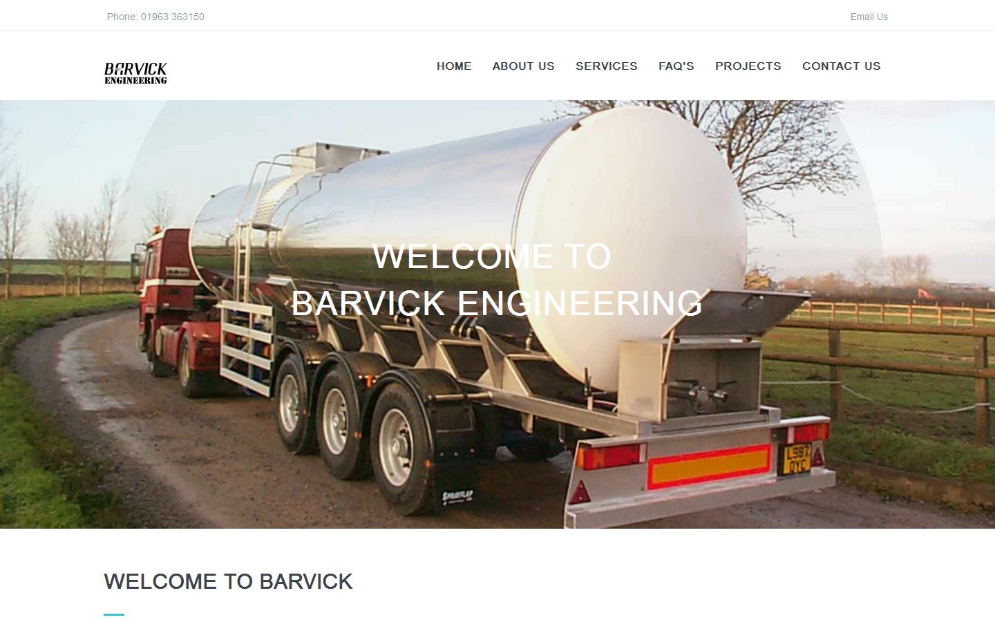 Barvick Engineering Website