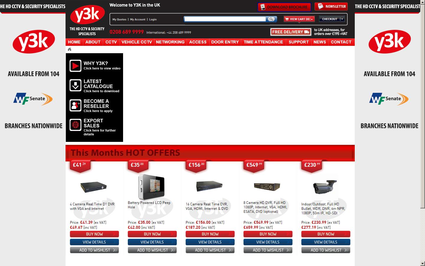 Y3K (Europe) Ltd Website