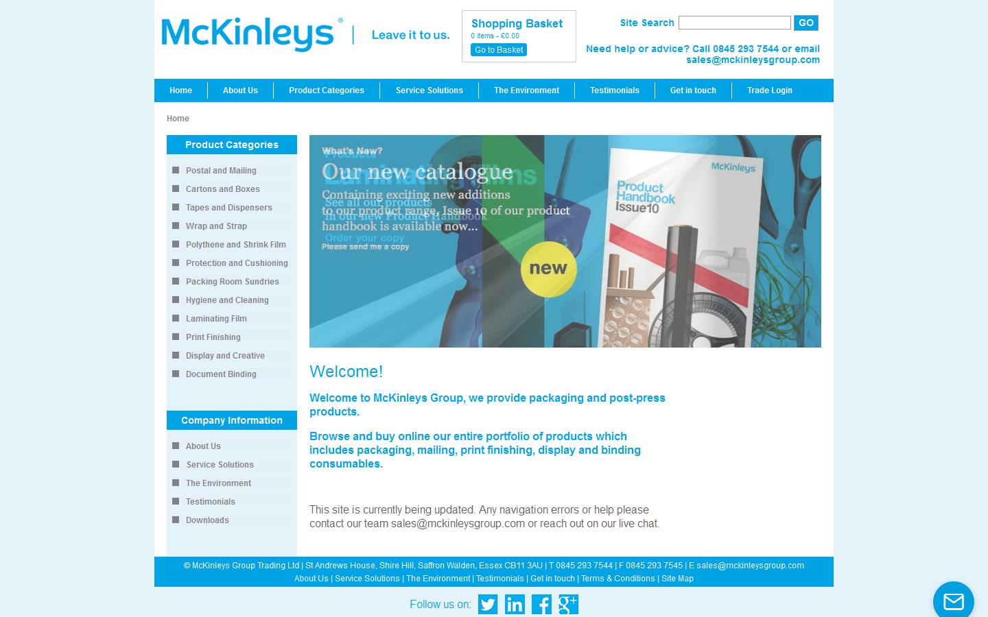 McKinleys Group Ltd Website