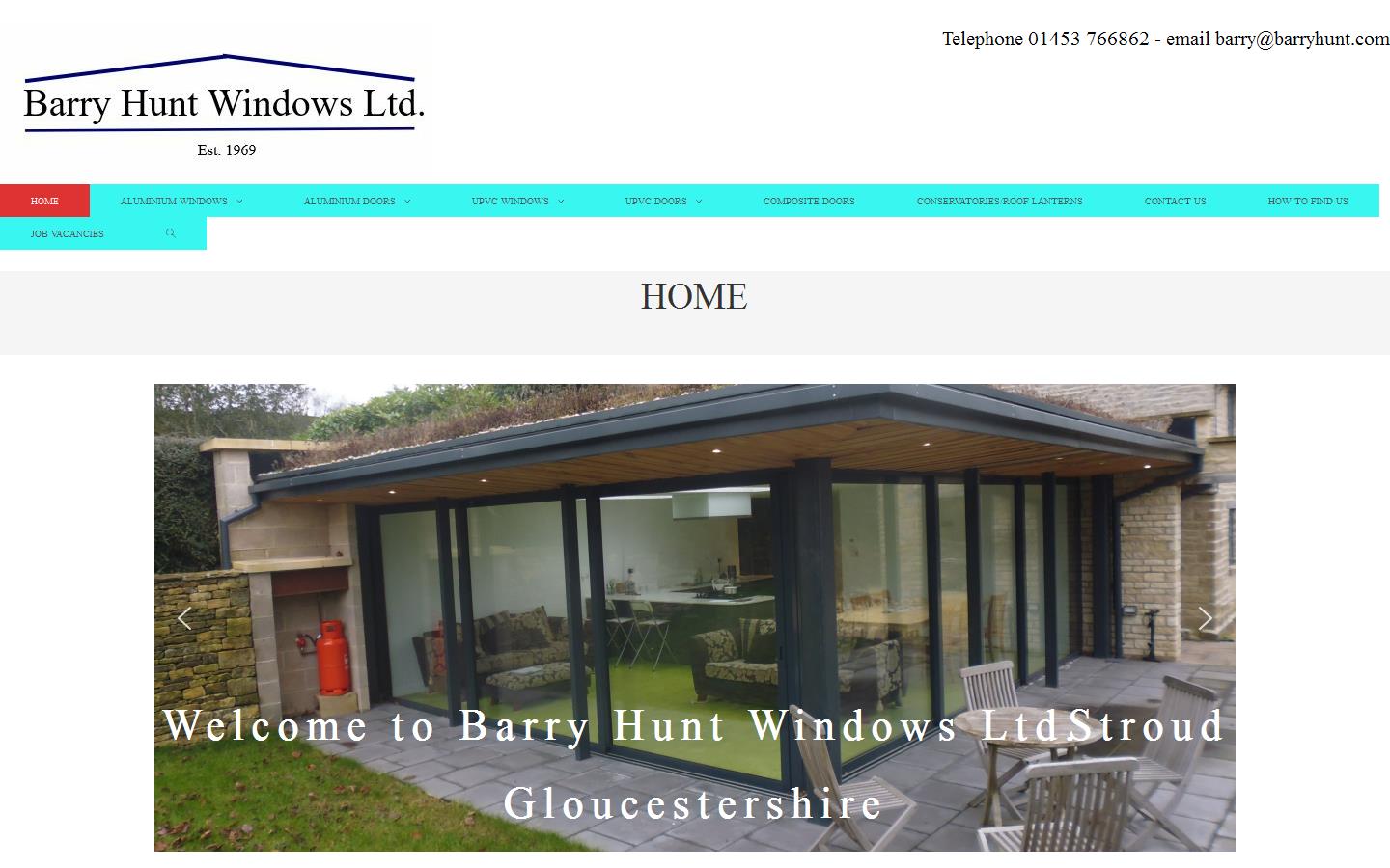 Barry Hunt Windows Ltd Website